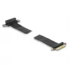 DeLOCK tõstekaart PCI Express x4 isane x4 pesasse 90° nurga all 60 cm kaabliga
