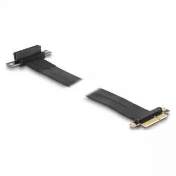 DeLOCK tõstekaart PCI Express x4 isane x4 pesasse 90° nurga all 60 cm kaabliga