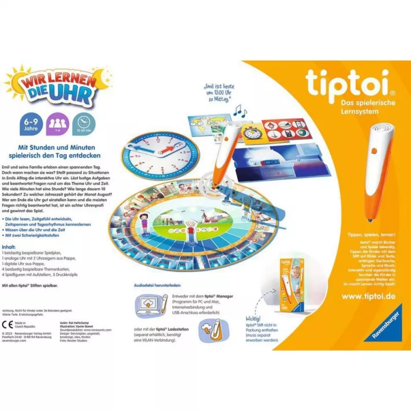 tiptoi 00126 lauamäng 15 min õpetlik