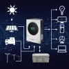 Qoltec, pingemuundur, hübriidpäikeseinverter Off-Grid 4kVA 4kW 120A MPPT LCD Wi-Fi BMS Sinus