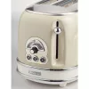 Ariete 155 Design 2 Slice Röstija võileivakorvidega, 6 röstimisastet, 810 W, roostevabast terasest korpus, eemaldatav purukauss, pastellbeež