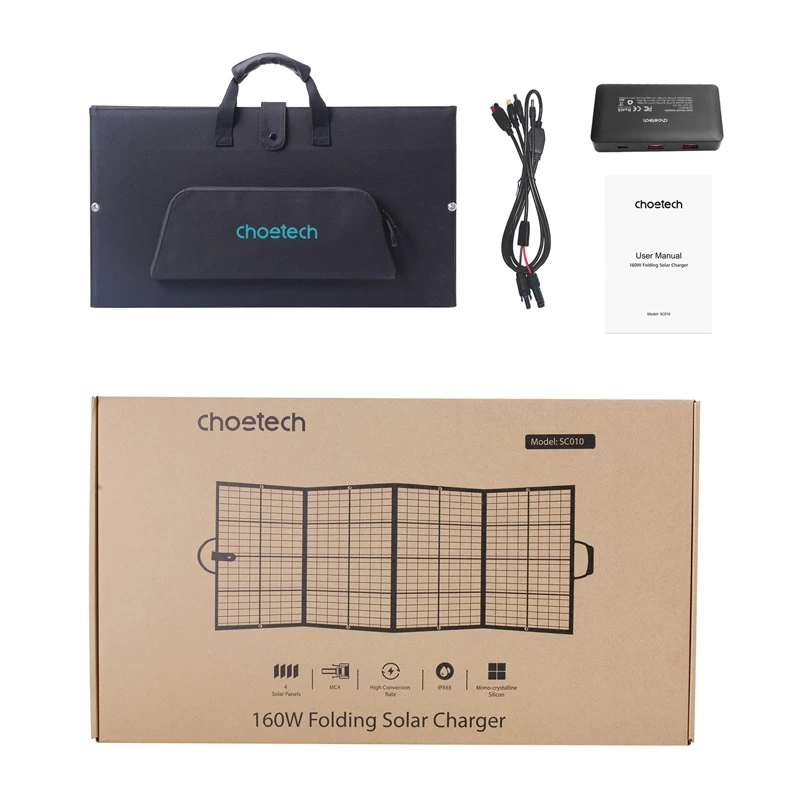 Choetech SC010 160W kokkupandav päikeselaadija