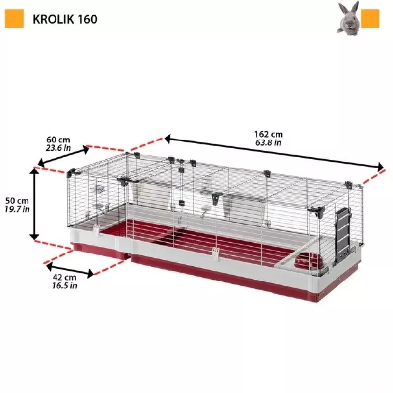 FERPLAST Krolik 160 - puur