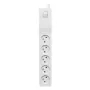 Liigpingekaitse LESTAR ZX 510 G-A K.:SZ 1,5M Valge 5 vahelduvvoolu pistikupesa