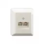 Rutenbeck universaalne ühendusplaat UAE8/8 8/8 LSA Aprw — modulaarne telefoni-/võrgueralduspaneel
