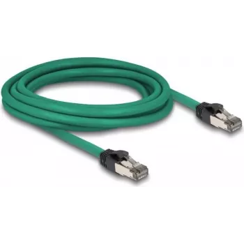 DeLOCK RJ45 kaabel PROFINET SF/UTP 3 m Cat5e roheline