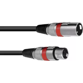 XLR-kaabel Omnitronic 3022047R, 3 m, 1x XLR-isane kuni 1x XLR-emane