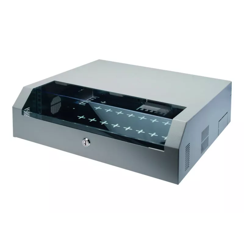 Seinale kinnitatav riiul Digitus DN-19 04U-PB-B