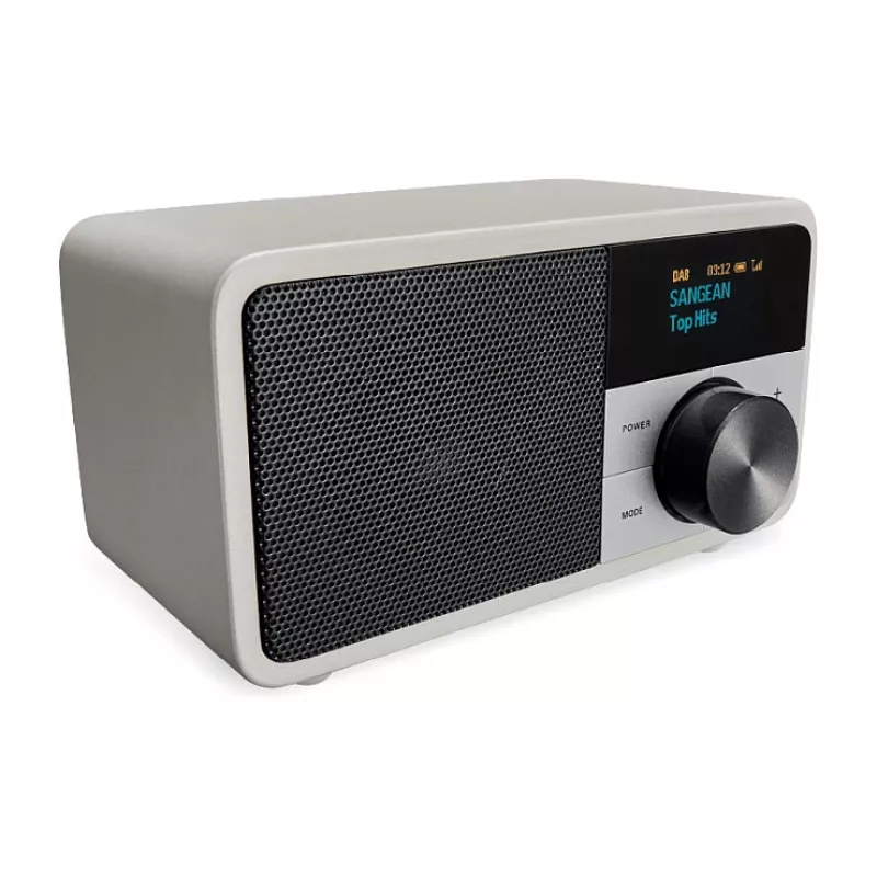 Lauaraadio Sangean DDR-7 Glacier Silver digitaalse tuuneri ja Bluetoothiga