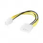Wentronic Goobay Sisemine PC-toitekaabel, 0,16 m - 5,25-pistik > P4-pistik (51362)