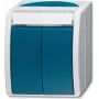BUSCH JAEGER 1484-0-0374 - nupud - sinine - hall - IP44 - CE - 74 mm - 55 mm