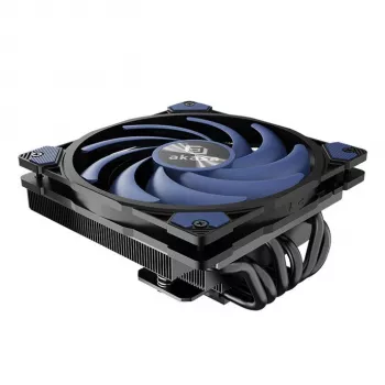 Akasa ALUCIA H6LS M2 CPU jahuti - 120 mm must Sinine (AK-CC4030HP01)
