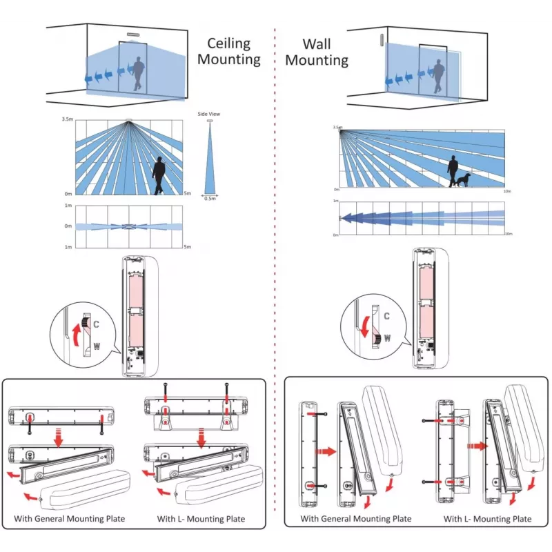 HIKVISION DS-PDC10AM-EG2-WE Ax Pro juhtmevaba väline PIR-andur. (DS-PDC10AM-EG2-WE)