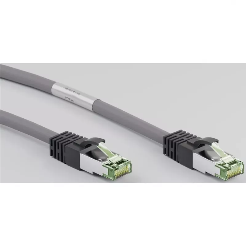 Goobay CAT 8.1 patch-kaabel, S/FTP (PiMF), Hall, 0,5 m - LSZH Halogeenivaba, Vask AWG 24 (55135)