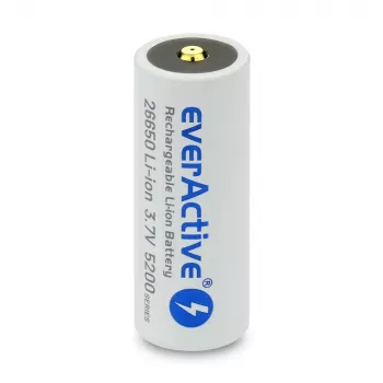 Laetav aku everActive EV26650-52M 3,7V 5200mAh Micro USB laadimisega