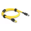 Võrgukaabel DeLOCK 81250 Must Kollane 1m Cat6