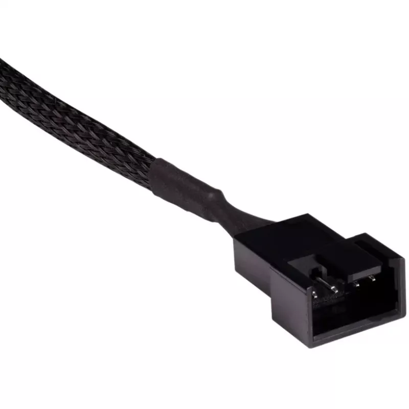 RGB jaoturkaabel Alphacool 18681 plastist must 600 mm
