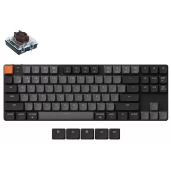 Juhtmevaba mehaaniline klaviatuur Keychron K1X-A3 üliõhuke RGB-taustvalgustusega, juhtmevaba ühenduvus, kompaktne paigutus