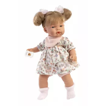 Nukk Llorens Joelle, 38 cm nuttev nukk realistlike omaduste ja pehme kehaga