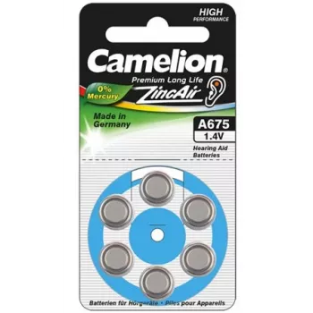 Camelion | A675/DA675/ZL675 | Tsink-õhk elemendid | 6 tk