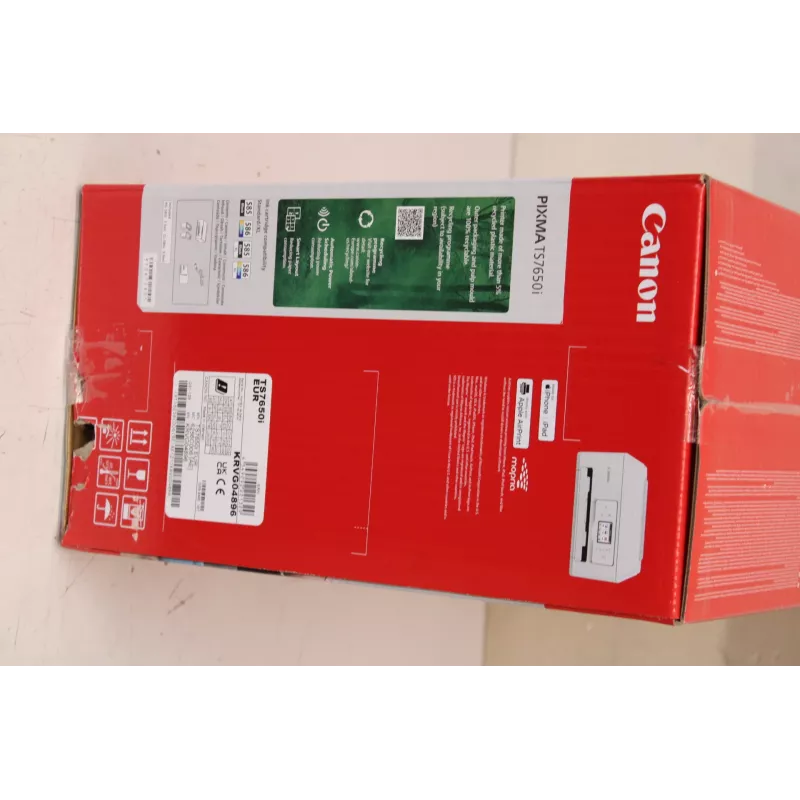 SALE OUT. Canoni multifunktsionaalne printer | PIXMA TS7650i | tindiprinter | värviline | A4 | Wi-Fi | valge | KAHJUSTATUD PAKEND, JÄLJED PRINTERI KÜLJEL