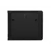 Seinale paigaldatav kapp LANBERG 9U 19 tolli WF01-6609-10B, 600×600×507 mm, 60 kg, IP20, must