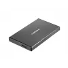 NATEC RHINO GO korpus USB 3.0 2,5-tollisele SATA HDD/SSD-le, must alumiinium