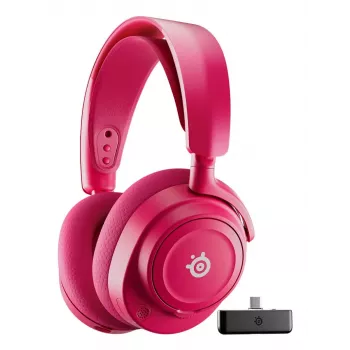 Peakomplekt STEELSERIES Arctis Nova 7X Wireless Gen 2 — juhtmevaba Bluetooth, ümberkõrvaklapid, peakõrend, 20–20000 Hz, 325 g, magenta