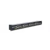 Extralink Gigabit PoE-sisestaja 16 porti 16x 1000Mb/s RJ45, raamile paigaldatav