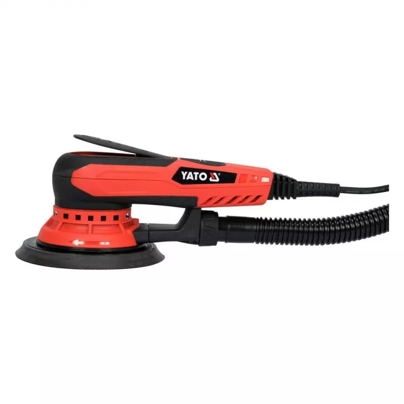Ekstsentriklihvija YATO YT-82206 — 350 W, 150 mm ketas, 5 mm ekstsentrilisus, 4000–10000 R/min, 3 m kaabel
