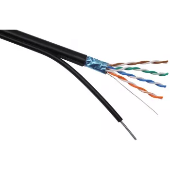 Võrgukaabel Solarix SXKD-5E-FTP-PE-SAM RJ45 CAT5E 305 m Must