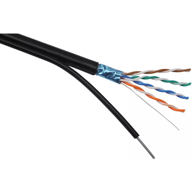 Võrgukaabel Solarix SXKD-5E-FTP-PE-SAM RJ45 CAT5E 305 m Must