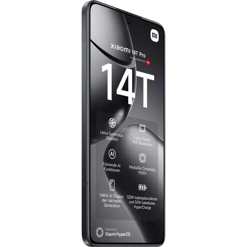 Xiaomi 14T Pro 16.9 cm (6.67) Dual SIM 5G 12 GB 512 GB 5000 mAh Must