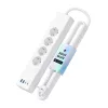 Pikendusjuhe Meross MSP844 — 4 vahelduvvoolu pistikupesa, 2 USB‑A, 2 USB‑C