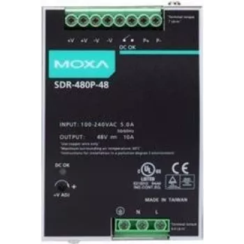 Meanwell Moxa SDR-480P-48 - toiteplokk (DIN-liistule paigaldatav) (SDR-480P-48)