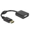 Adapter DisplayPort 1.2 isane VGA emasele DeLOCK 61006