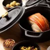 Malmist pajapott Russell Hobbs 24 cm, must