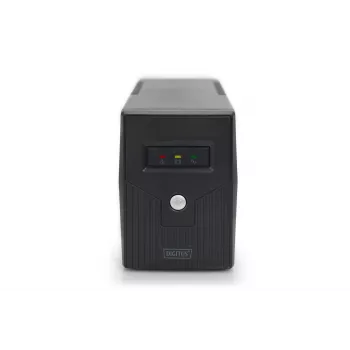 UPS DIGITUS DN-170063-B Line-Interactive 600 VA / 360 W, AVR, LCD, 2x Type F pistikupesa, 7 Ah aku