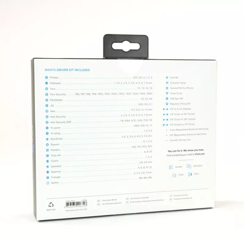 iFixit EU145392 kruvikeeraja otsak 112 tk