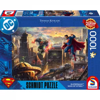 Thomas Kinkade Studios: DC Superman - Man of Steel, Pusle 1000 tk