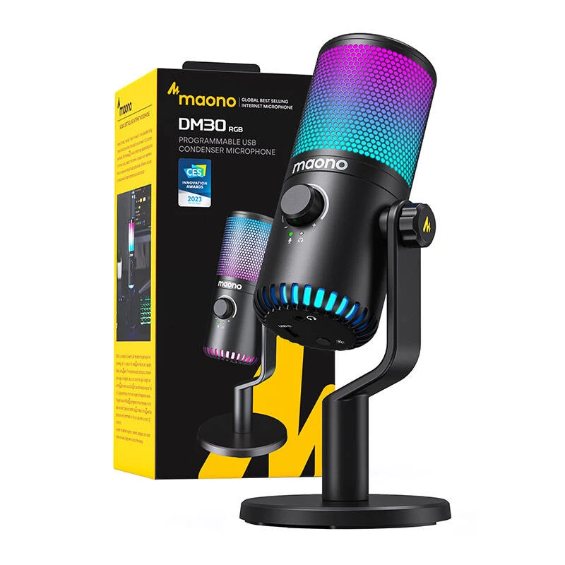 Mängurimikrofon Maono DM30RGB