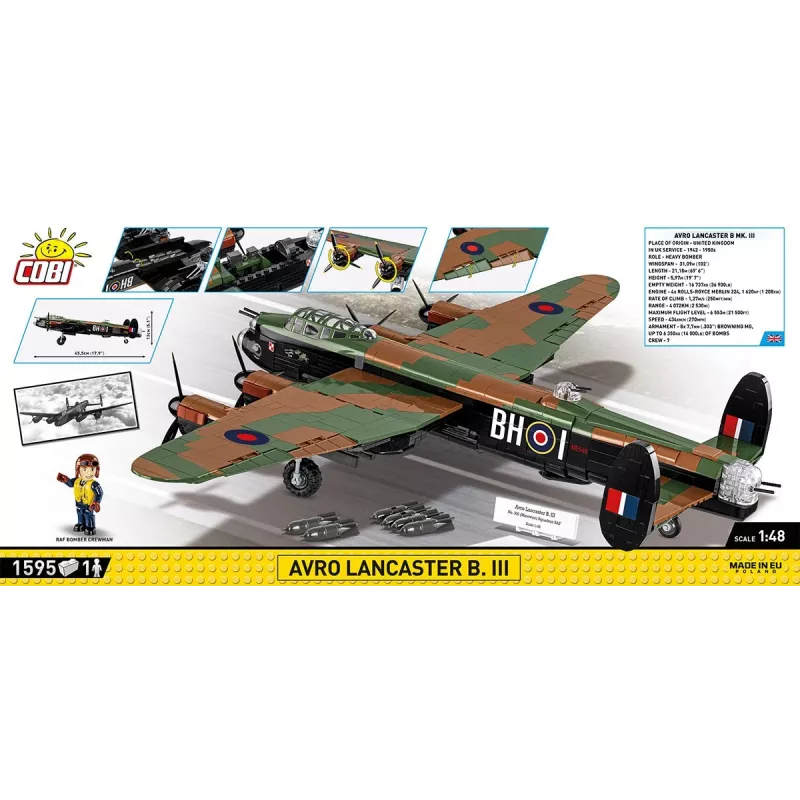 Blocks Avro Lancaster B.III 1595 klotsi