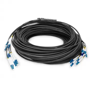 DIGITUS Vorkonfektionierte kiuoptiline universaalne jaotuskaabel, Singlemode OS2, 8 kiudu, LC/UPC - LC/UPC