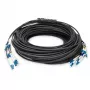 DIGITUS Vorkonfektionierte kiuoptiline universaalne jaotuskaabel, Singlemode OS2, 8 kiudu, LC/UPC - LC/UPC