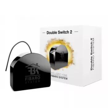 Elektrirelee Fibaro FIBEFGS-223 Must — 230 V AC, 10 A, IP20, 42×38×20 mm