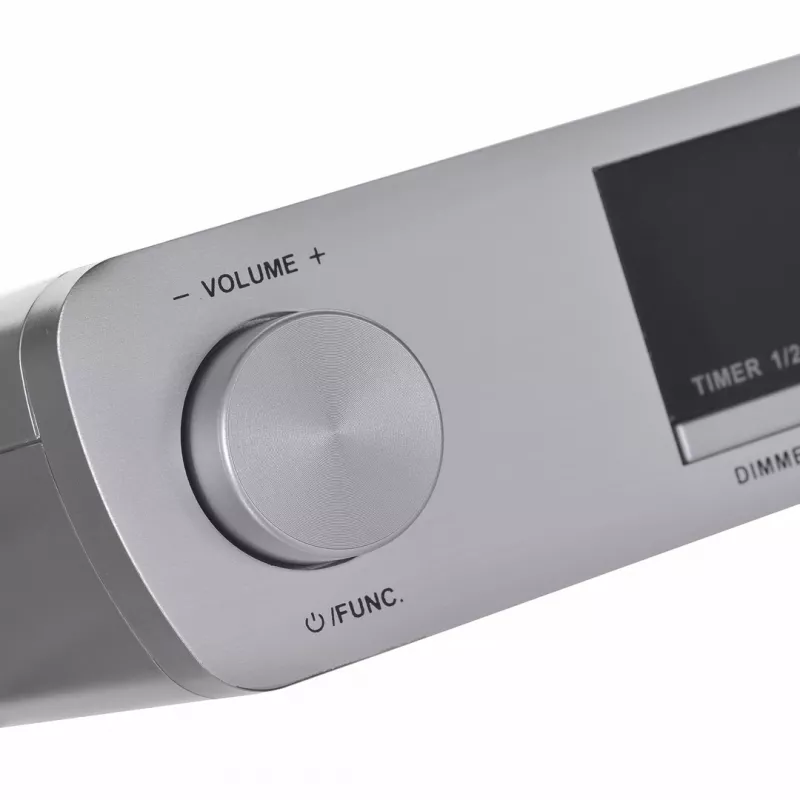 Köögiraadio BLAUPUNKT KR14BT Bluetoothi, FM-i, LED-ekraani, 2×0,8 W, vooluvõrgu/patareitoitega, hall