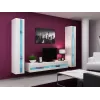 TV-alus cama meble VIGO NEW 30/180/40, valge läikiv pealispind, puitlaastplaat, 1800×400×300 mm