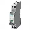 Siemens RCBO, 10A nimivool, 1P+N poolusi, 30mA rakendustundlikkus, tüüp A, SENTRON seeria