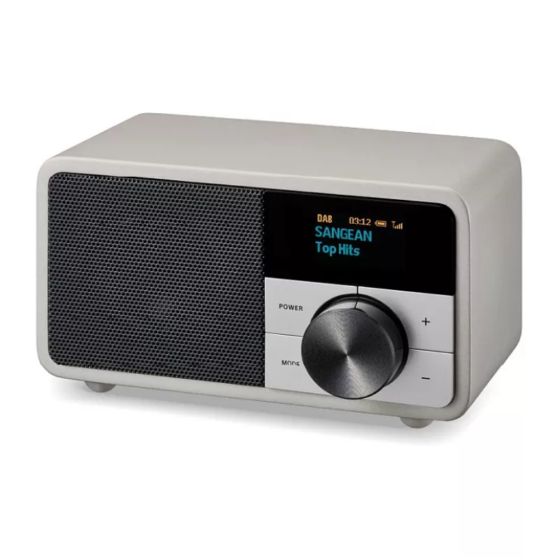 Lauaraadio Sangean DDR-7 Glacier Silver digitaalse tuuneri ja Bluetoothiga