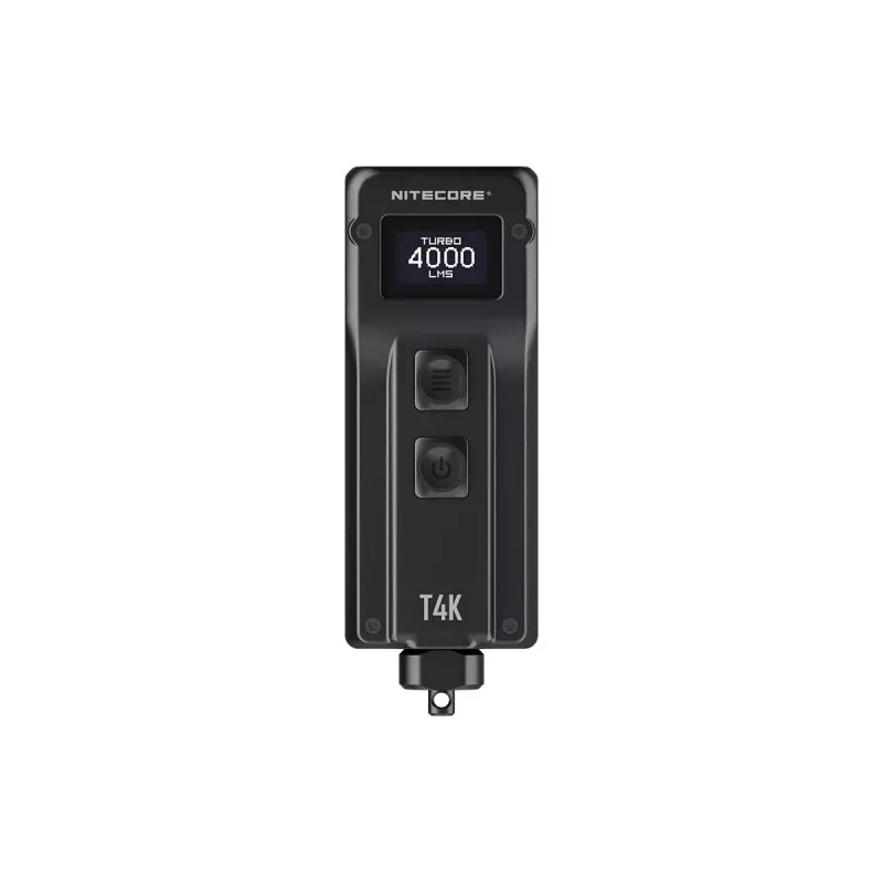 Võtmehoidja taskulamp Nitecore T4K — 4 LED-i, 1000 lm, USB-laetav, IP54, põrutuskindel, 82,3 mm, 77 g
